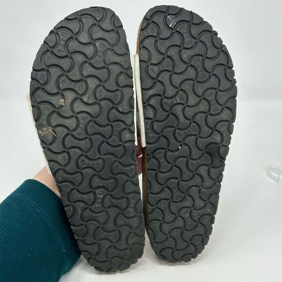 Birkenstock Madrid Small Buckle Sandals White Unisex Size 41 (US 10) Casual - Picture 12 of 15